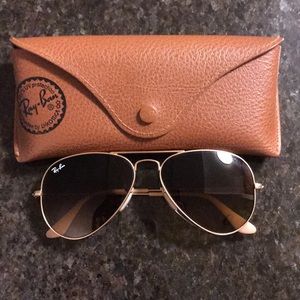 Ray Ban brown aviators